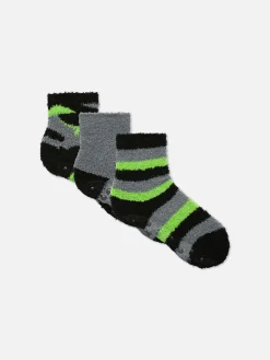 Socken|Primark Söckchen Mit Streifen- Und Tarnmuster, 3er-Pack Grün