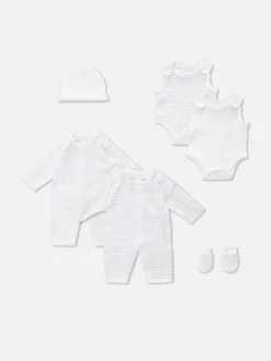Sets Und Outfits|Primark Sechsteiliges Starter-Set Für Frühchen Weiß