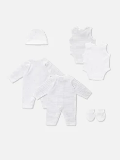 Sets Und Outfits|Primark Sechsteiliges Starter-Set Für Frühchen Weiß