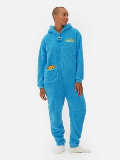 Snuddies Und Einteiler|Primark „Sesamstraße“ Einteiler Für Damen Blau