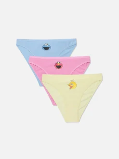 Slips|Primark „Sesamstraße“ Slips, 3er-Pack Gelb