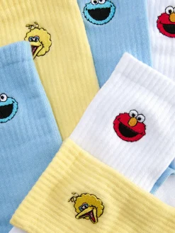 Socken|Primark „Sesamstraße“ Socken, 3er-Pack Gelb