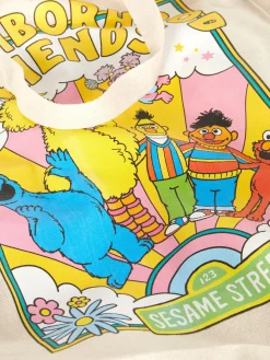 Taschen Und Portemonnaies|Primark „Sesamstraße“ Tragetasche Aus Canvas Naturfarben