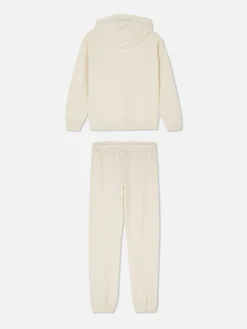 Sets Und Outfits|Primark Set Aus Hoodie Und Jogginghose Zum Kombinieren Ecrufarben