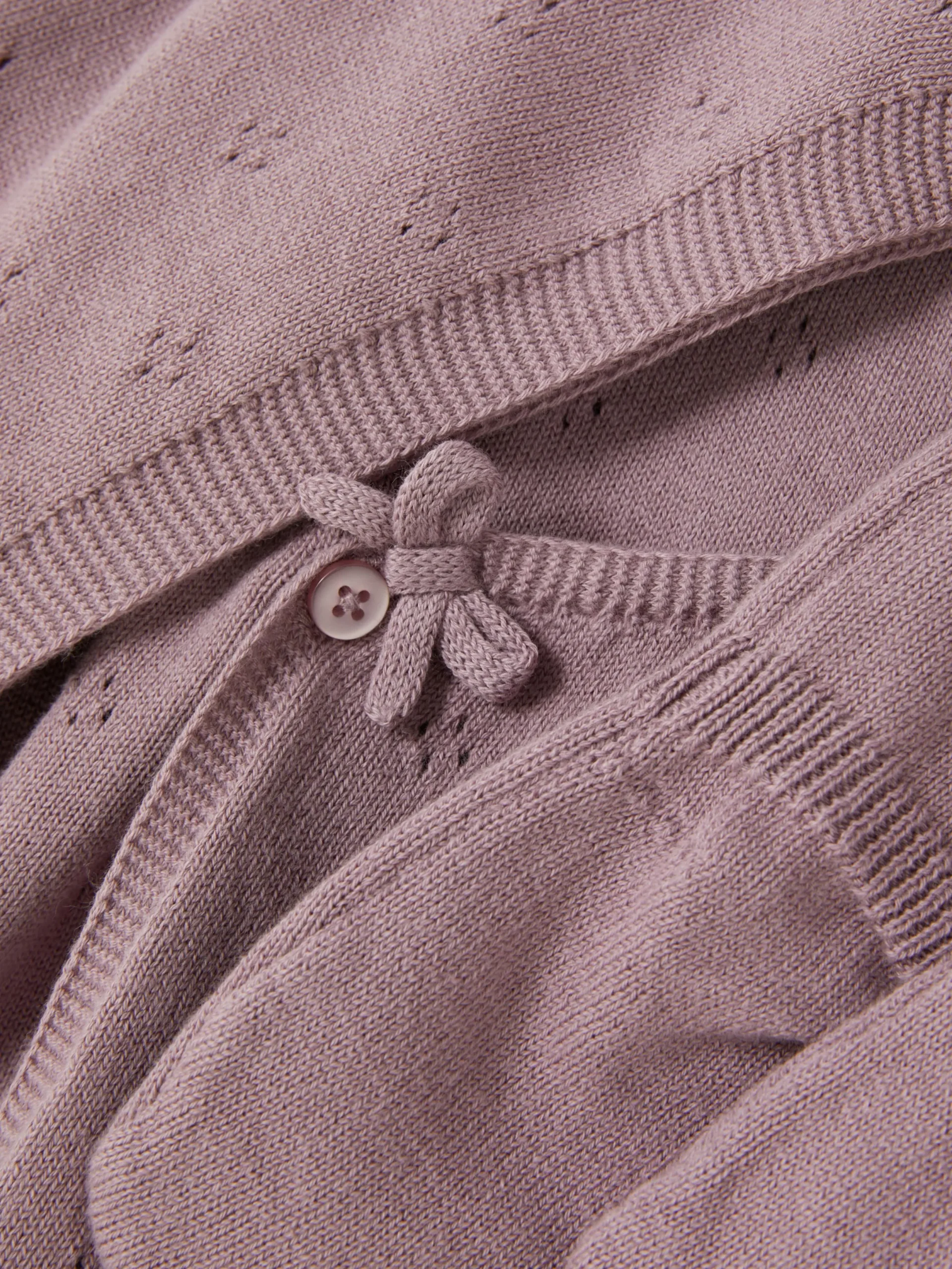 Sets Und Outfits|Primark Set Aus Strick-Cardigan, Leggings Und Kappe Auberginefarben