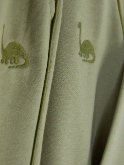 Sets Und Outfits|Primark Set Aus Sweatshirt Und Jogginghose Im Dinosaurier-Design Khakifarben