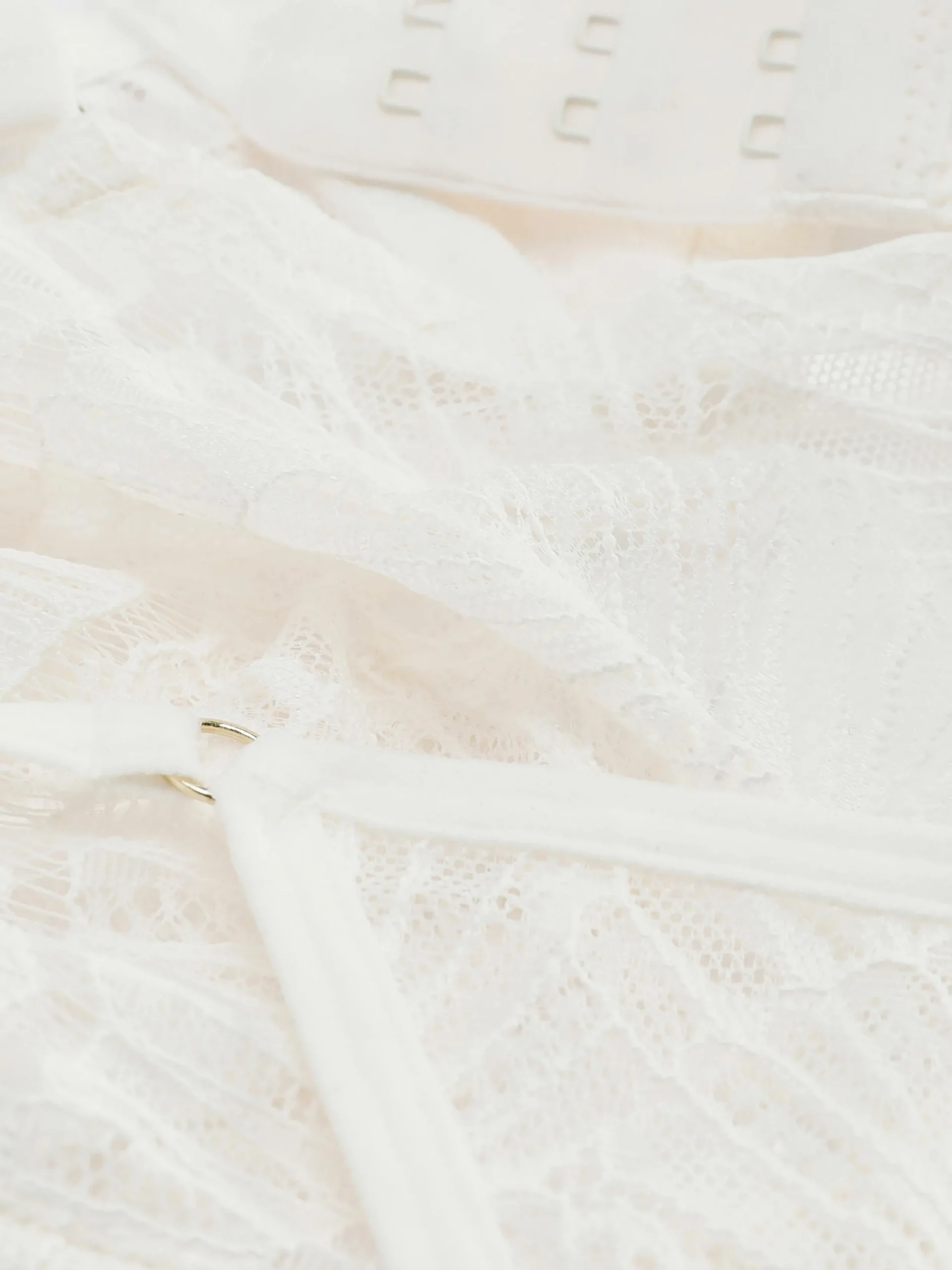 Dessous-Sets|Primark Set Mit Ungefüttertem Spitzen-BH Und G-String Weiß