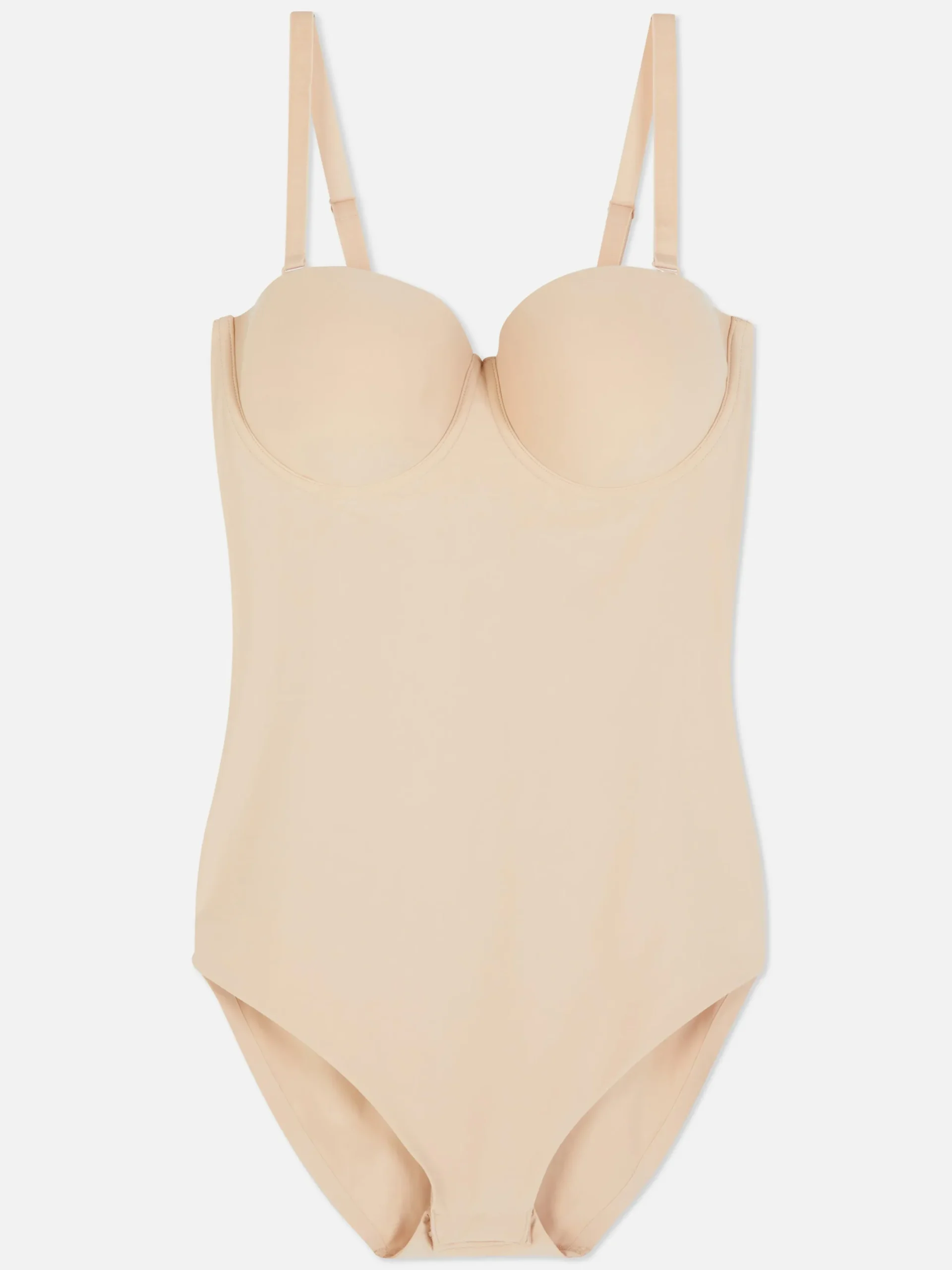 Shapewear|Primark Shapewear-Body Aus Lycra Mit Körbchen Taupefarben