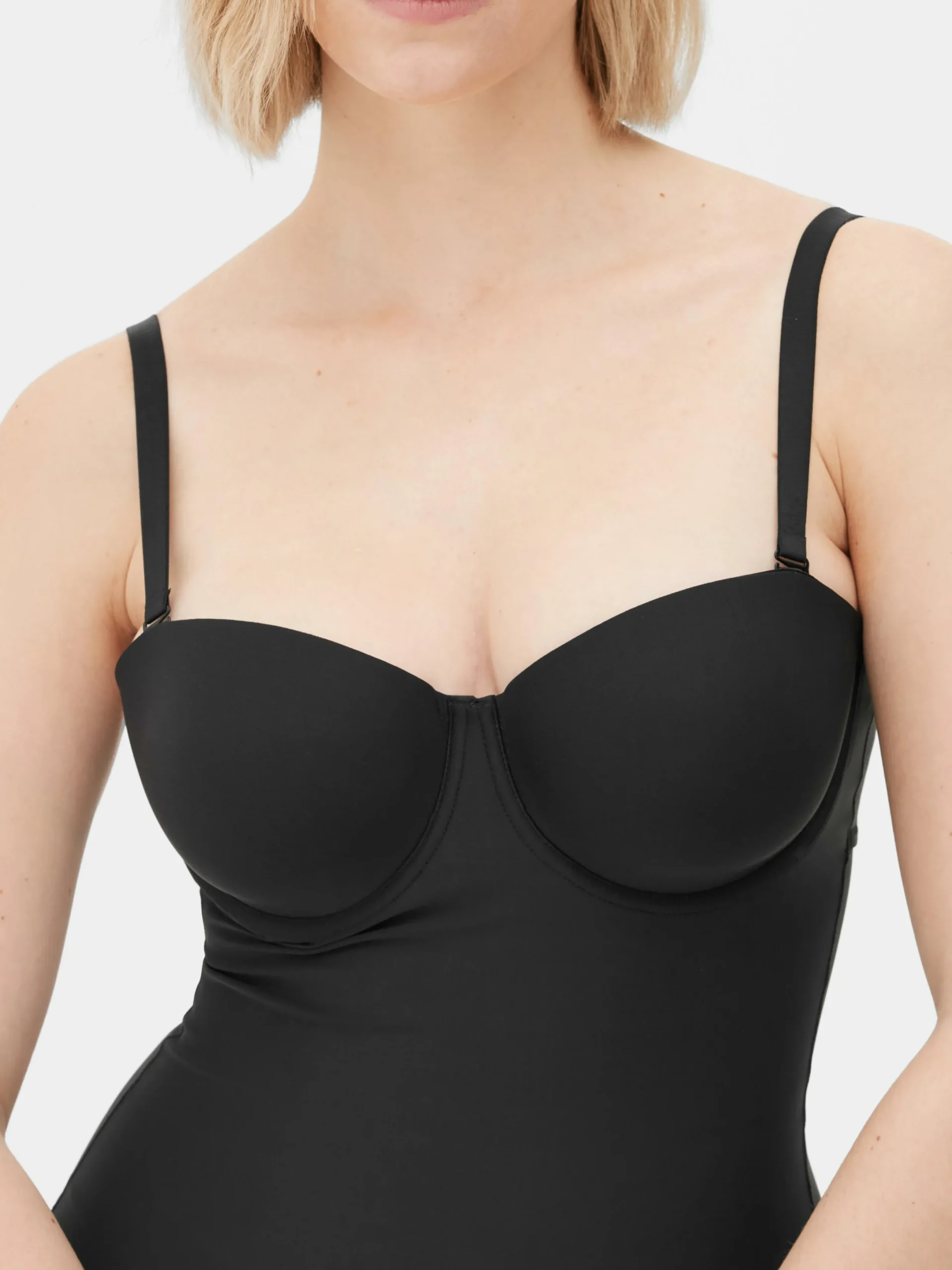 Shapewear|Primark Shapewear-Body Aus Lycra Mit Körbchen Schwarz