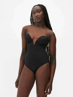 Shapewear|Primark Shapewear-Body Mit Körbchen Und Tiefem Ausschnitt Schwarz
