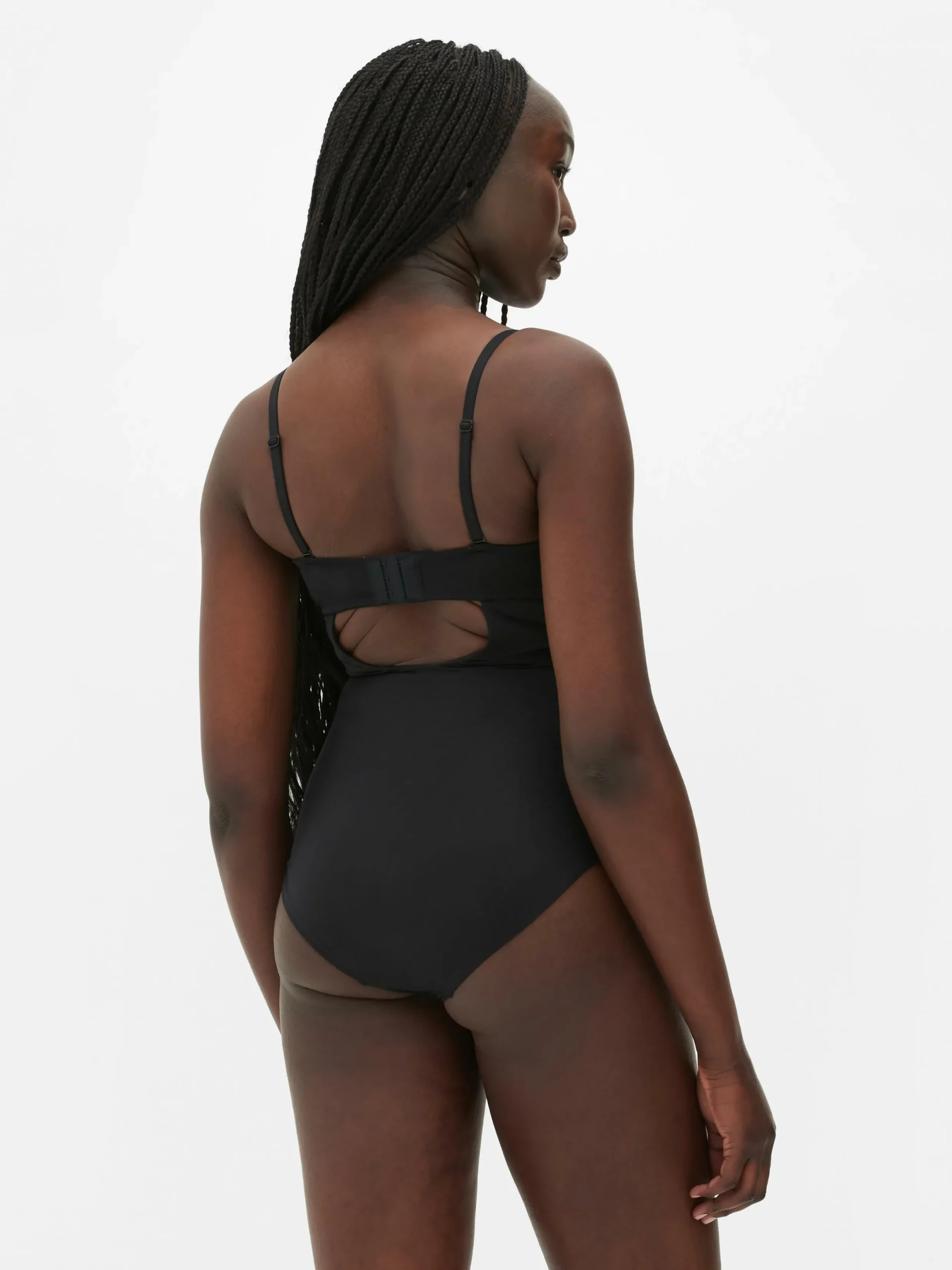 Shapewear|Primark Shapewear-Body Mit Körbchen Und Tiefem Ausschnitt Schwarz