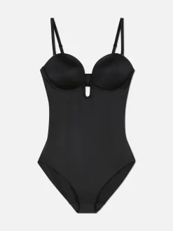 Shapewear|Primark Shapewear-Body Mit Körbchen Und Tiefem Ausschnitt Schwarz