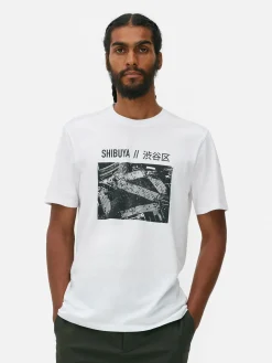 Tops Und T-Shirts|Primark „Shibuya Crossing“ T-Shirt Weiß