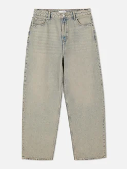 Jeans|Primark Skater-Jeans Im Used-Look Hellblau