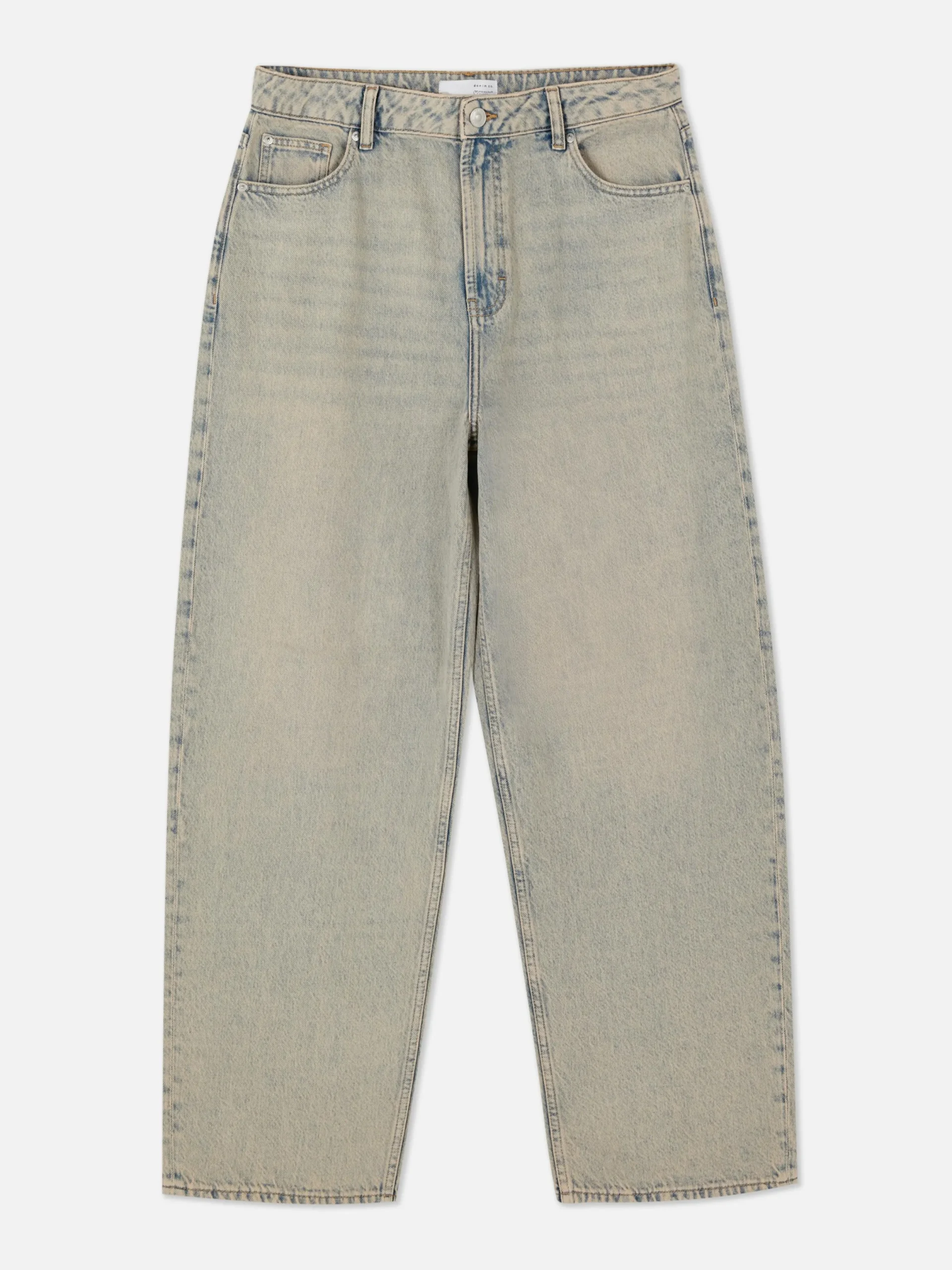Jeans|Primark Skater-Jeans Im Used-Look Hellblau