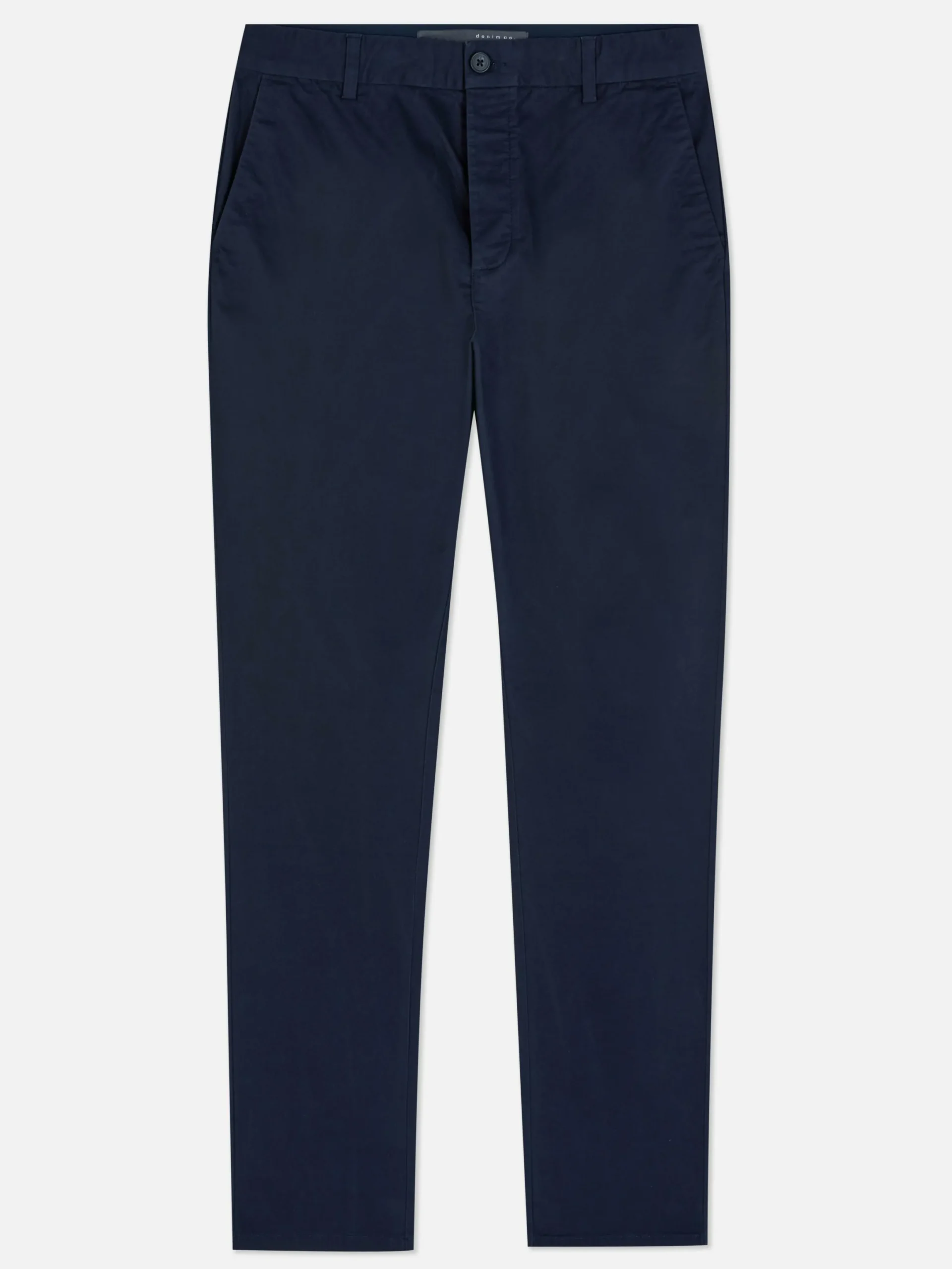 Hosen|Primark Slim Fit Stretch-Chinos Marineblau
