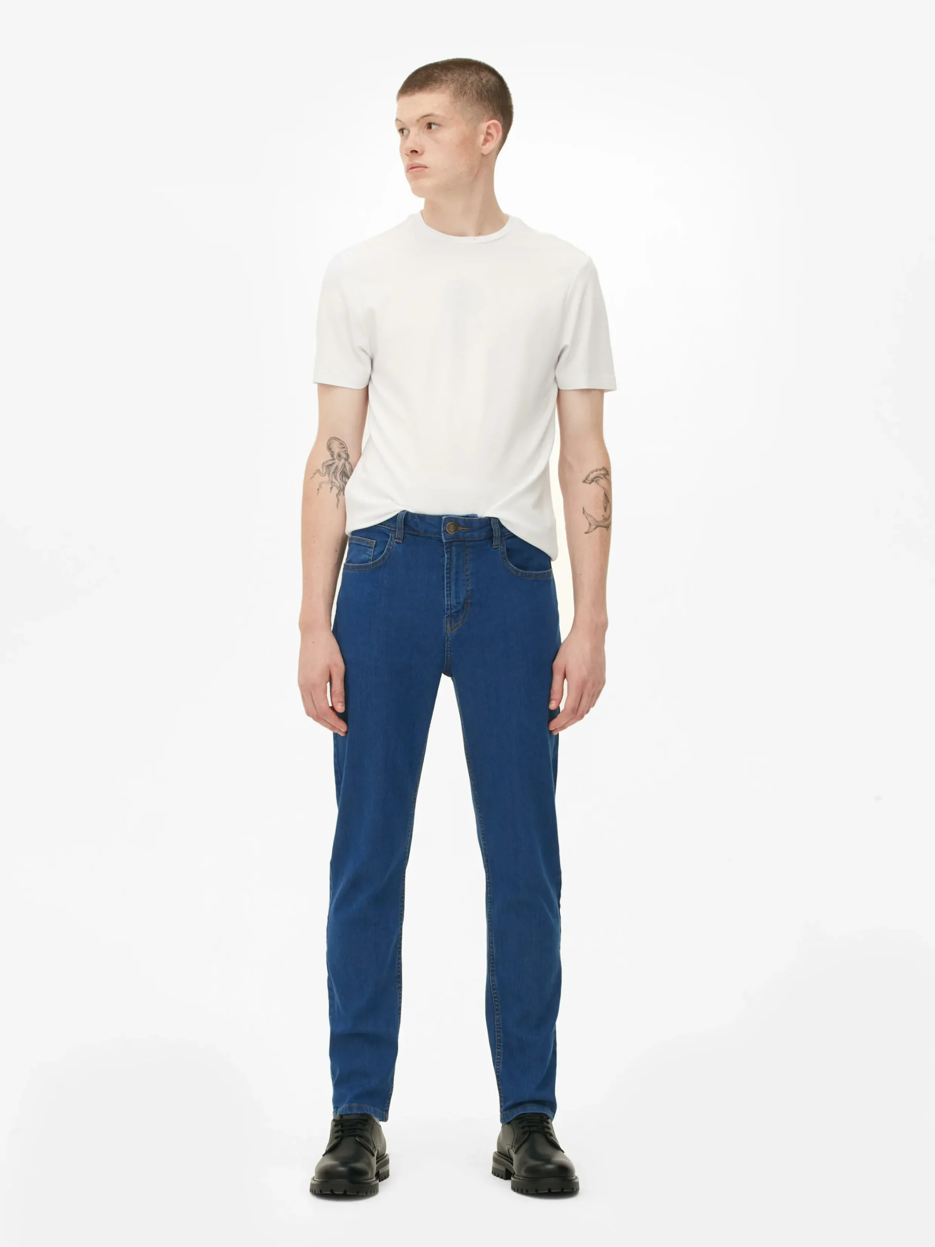 Jeans|Primark Slim-Fit Denim Jeans Mittelblau
