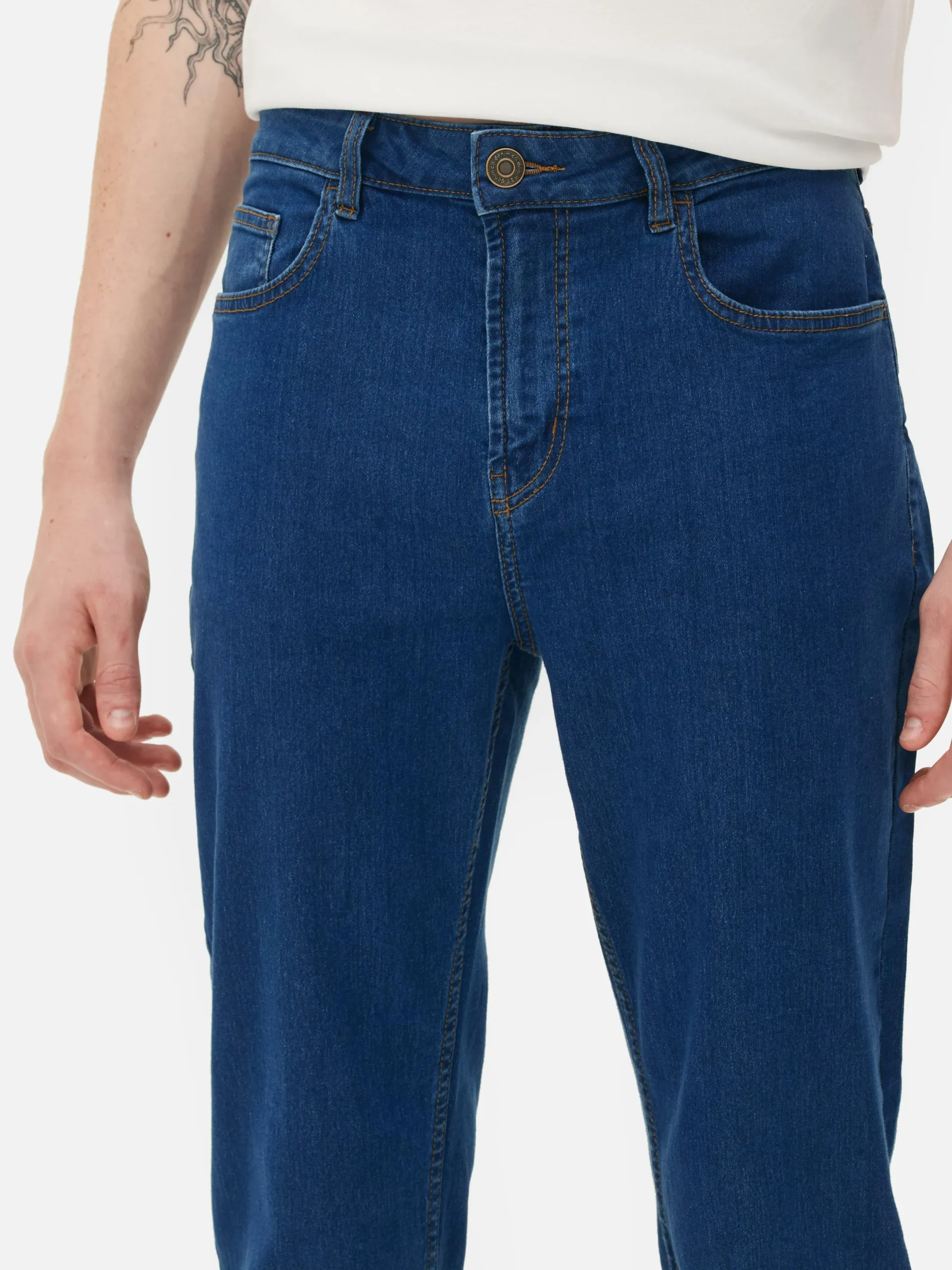 Jeans|Primark Slim-Fit Denim Jeans Mittelblau