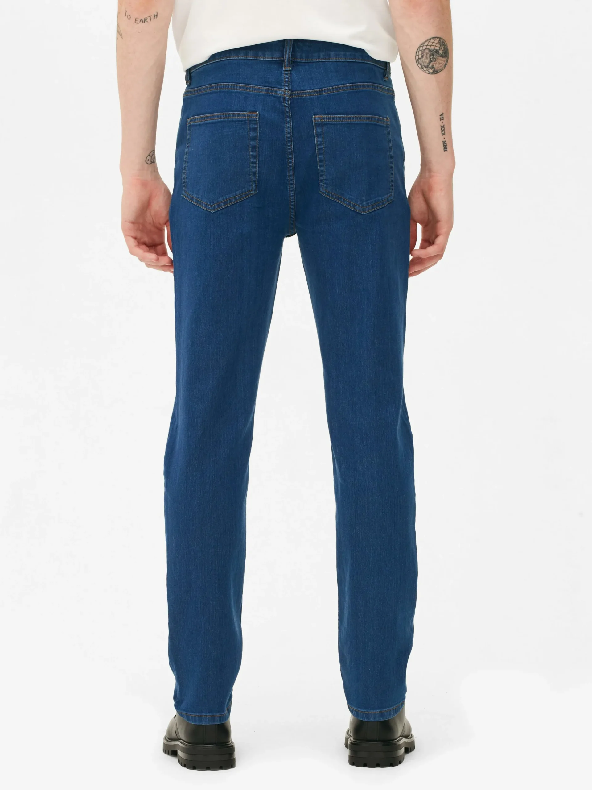 Jeans|Primark Slim-Fit Denim Jeans Mittelblau