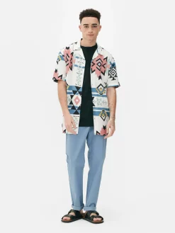 Hosen|Primark Slim-Fit-Chinohose Mit Stretchanteil Blau