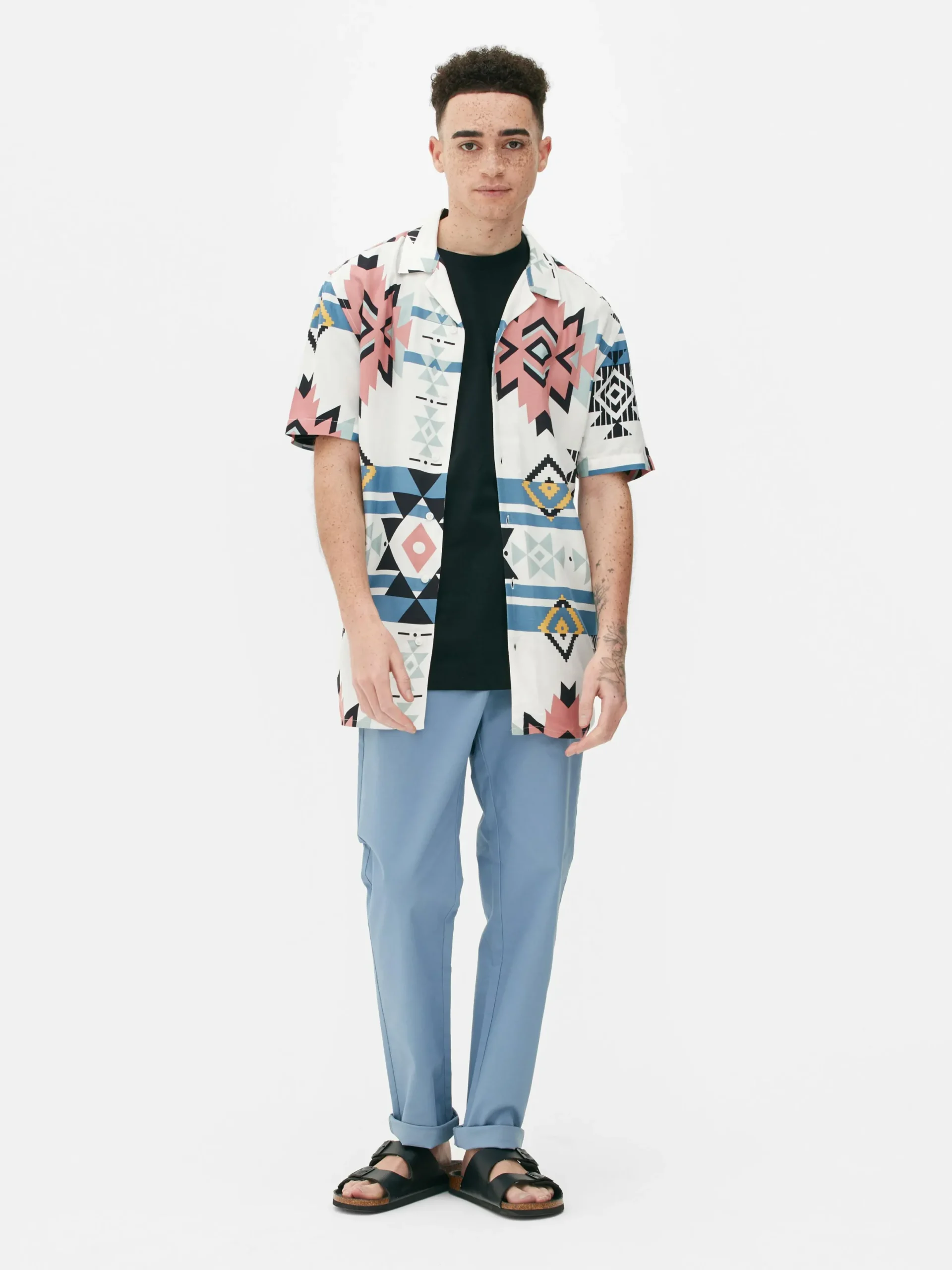 Hosen|Primark Slim-Fit-Chinohose Mit Stretchanteil Blau