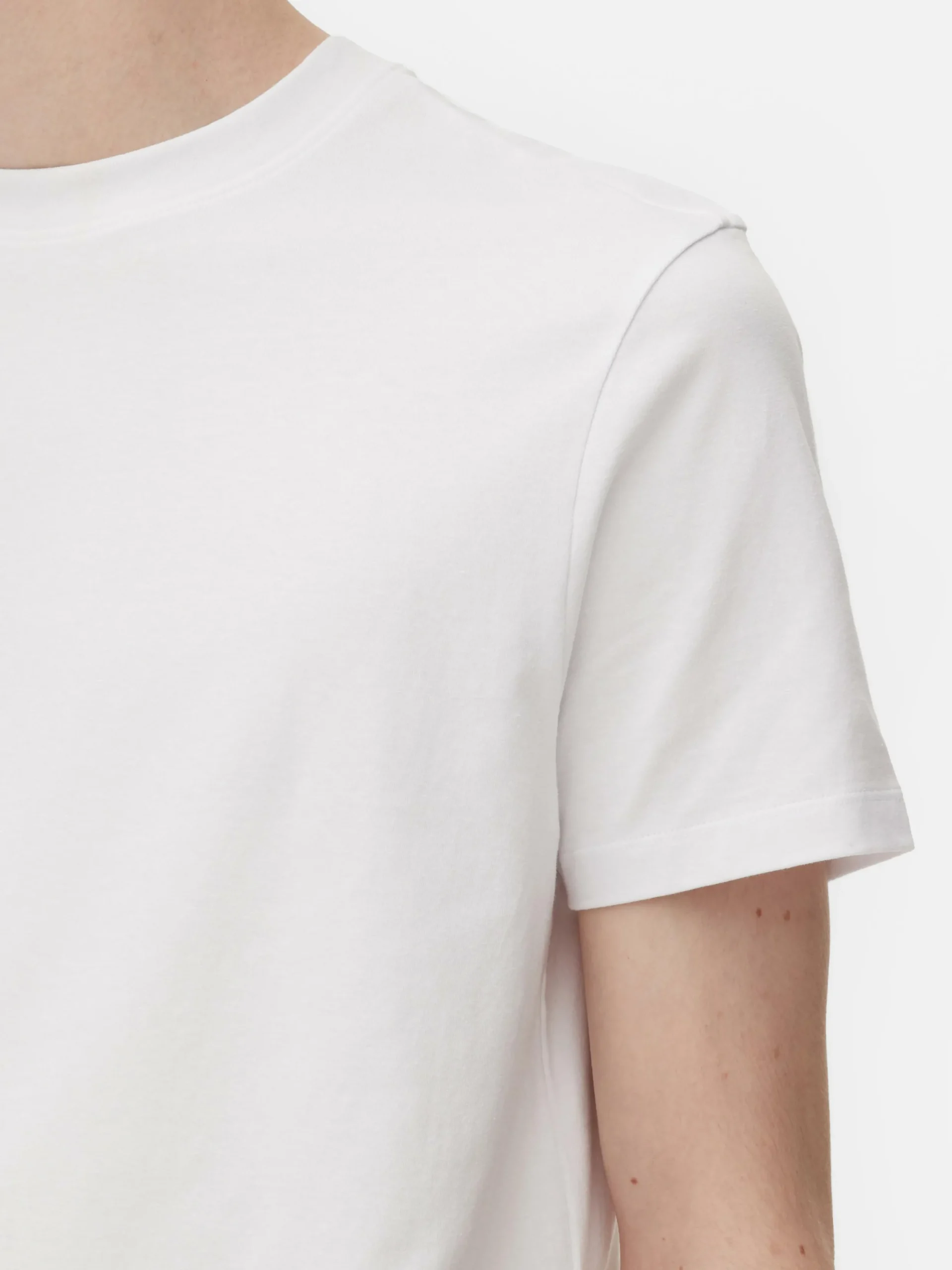 Tops Und T-Shirts|Primark Slim-Fit-T-Shirt Weiß