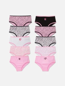Unterwäsche|Primark Slips Mit Animalprint, 10er-Pack Multi