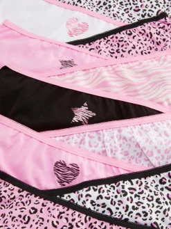 Unterwäsche|Primark Slips Mit Animalprint, 10er-Pack Multi