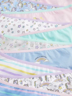 Unterwäsche|Primark Slips Mit Einhorn-Grafik, 10er-Pack Multi