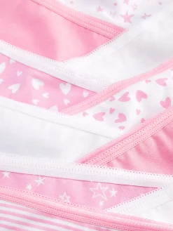 Unterwäsche|Primark Slips Mit Herzen Und Sternen, 10er-Pack Rosa