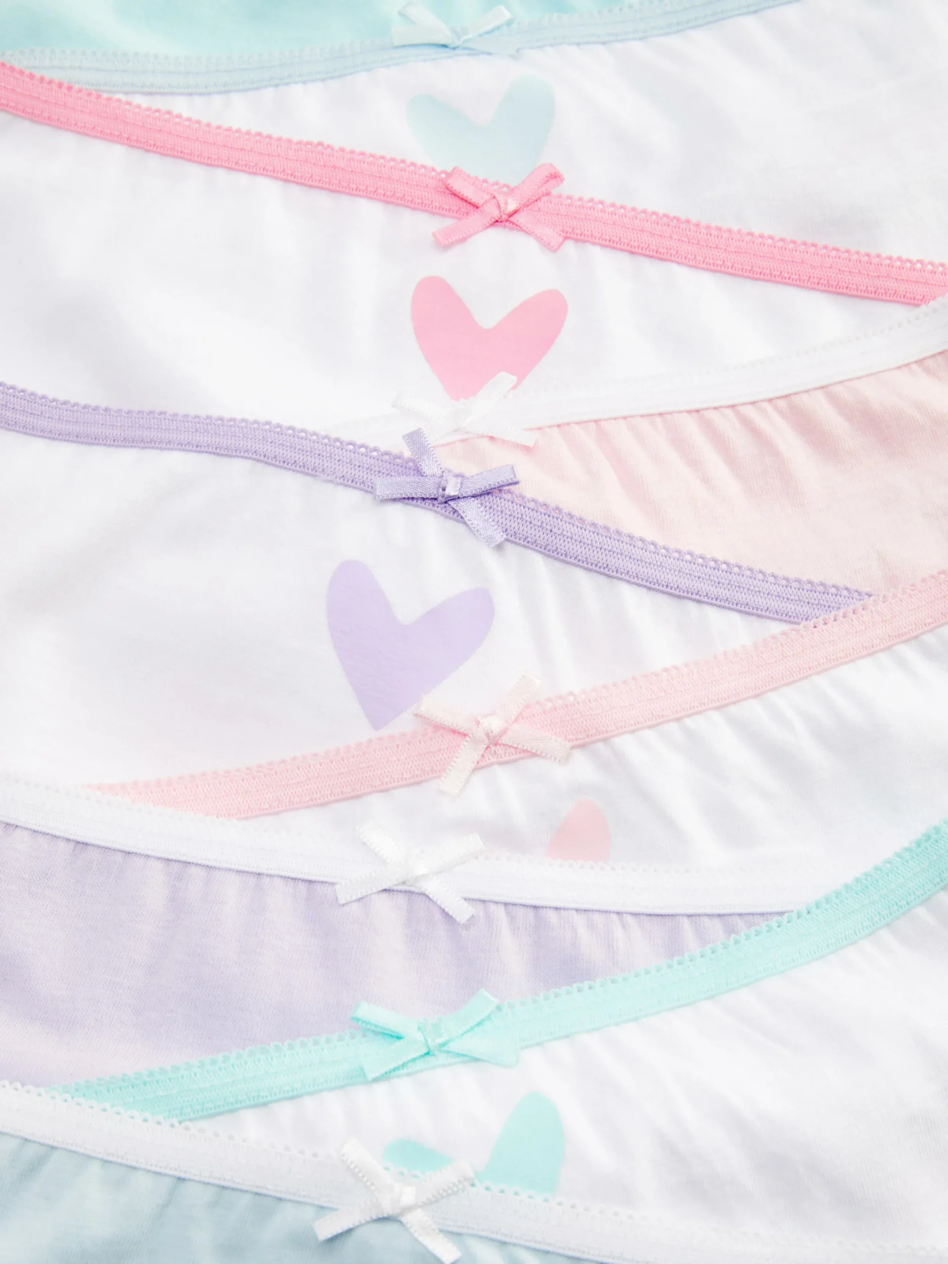 Unterwäsche|Primark Slips Mit Herz-Grafik, 10er-Pack Multi