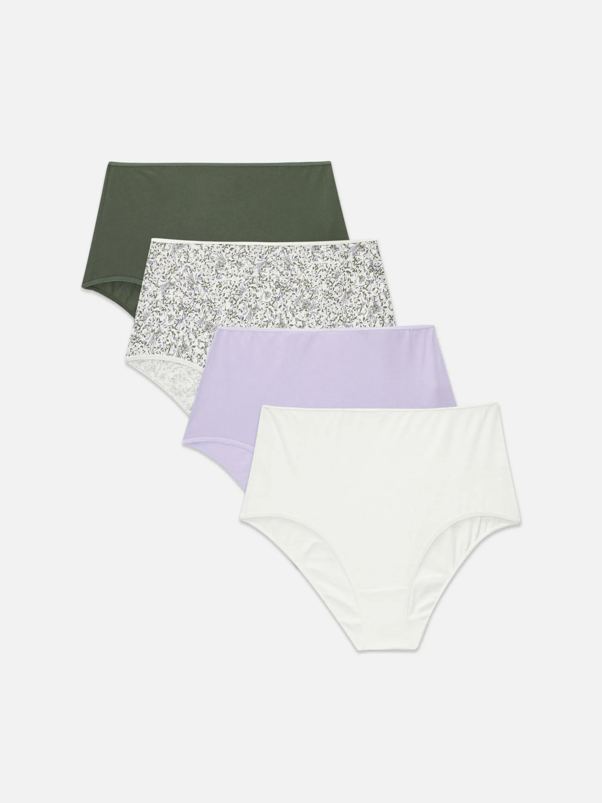 Slips|Primark Slips Mit Print, 4er-Pack Lilafarben