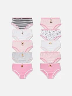 Unterwäsche|Primark Slips Mit Verschiedenen Tiermotiven, 10er-Pack Multi