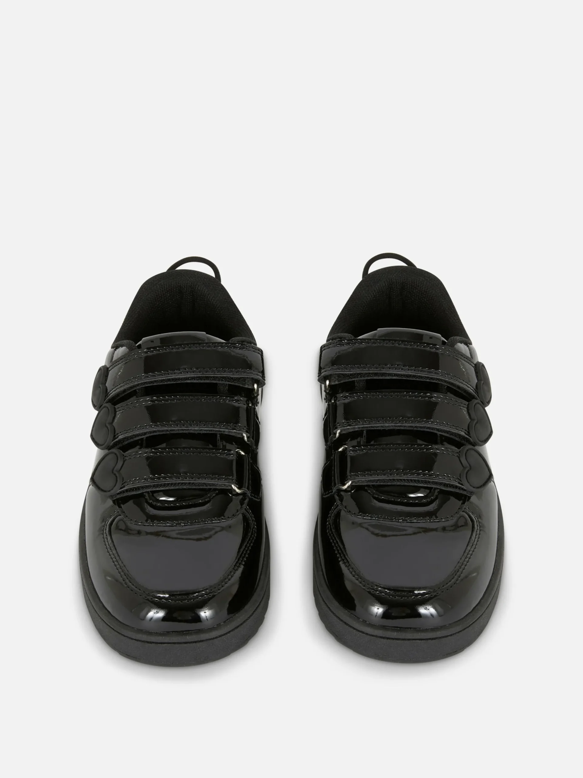 Sneakers|Primark Sneaker In Lackoptik Mit Drei Riemen Schwarz