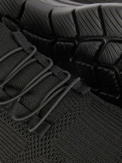 Sneakers|Sportbekleidung|Primark Sneaker In Mesh-Optik Schwarz