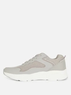 Sneakers|Primark Sneaker Mit Dicker Mesh-Sohle Steinfarben
