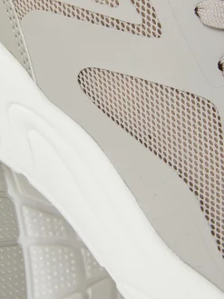 Sneakers|Primark Sneaker Mit Dicker Mesh-Sohle Steinfarben