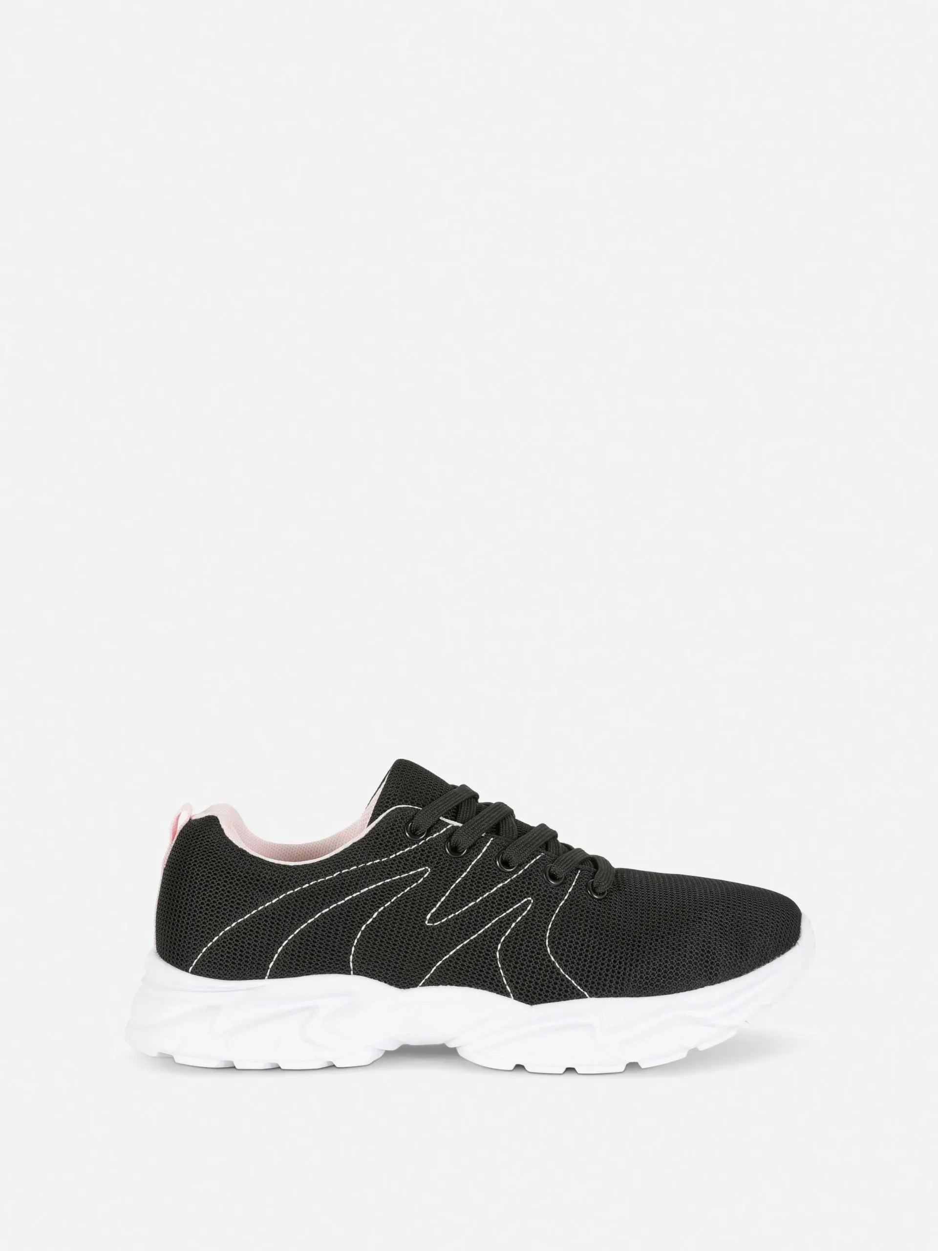 Sneakers|Primark Sneaker Mit Dicker Mesh-Sohle Schwarz
