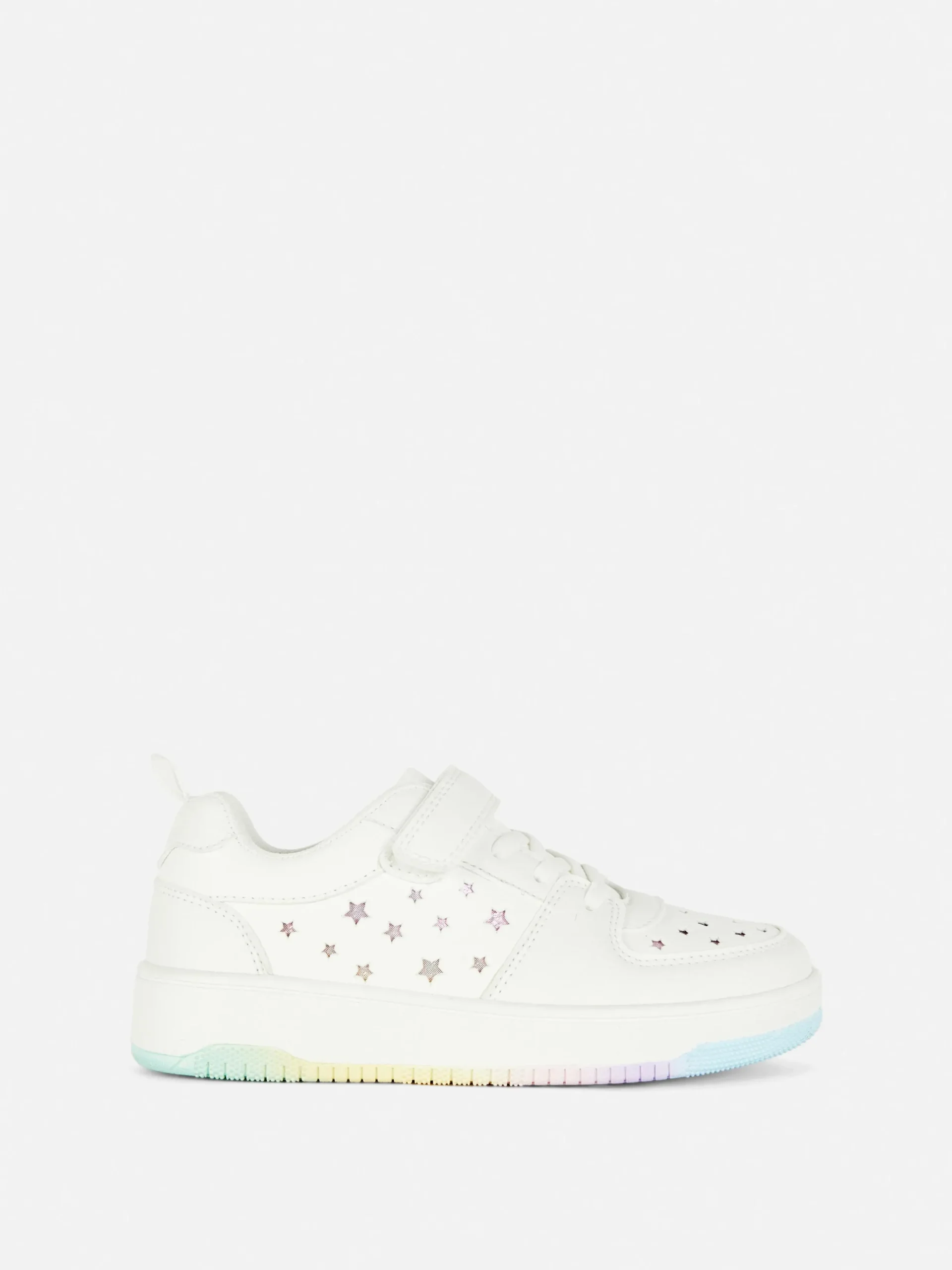 Sneakers|Primark Sneaker Mit Dicker Sohle Und Sternen Im Ombré-Look Weiß