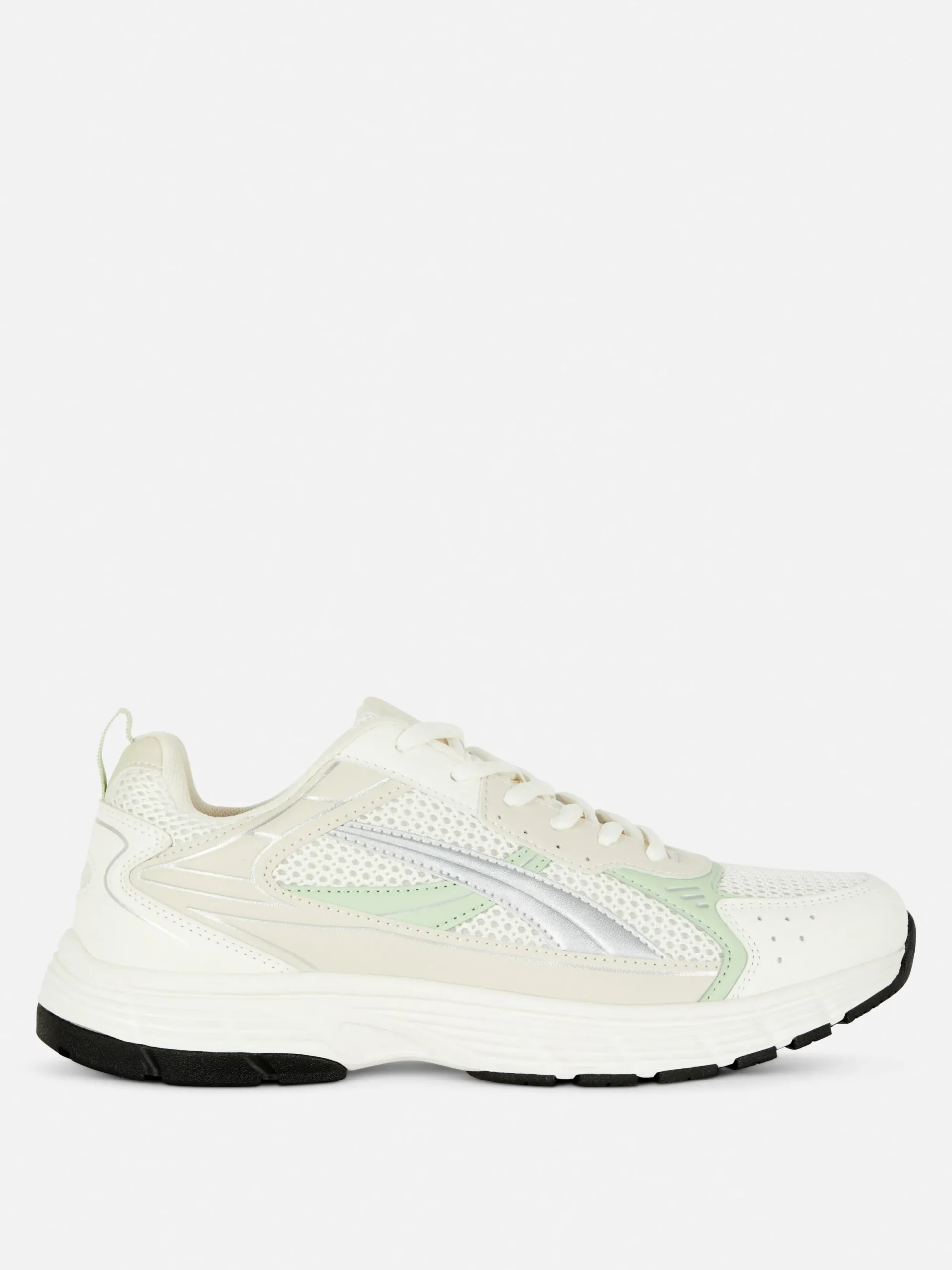 Sneakers|Primark Sneaker Mit Netzstoffeinsätzen Grün