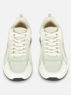 Sneakers|Primark Sneaker Mit Netzstoffeinsätzen Grün