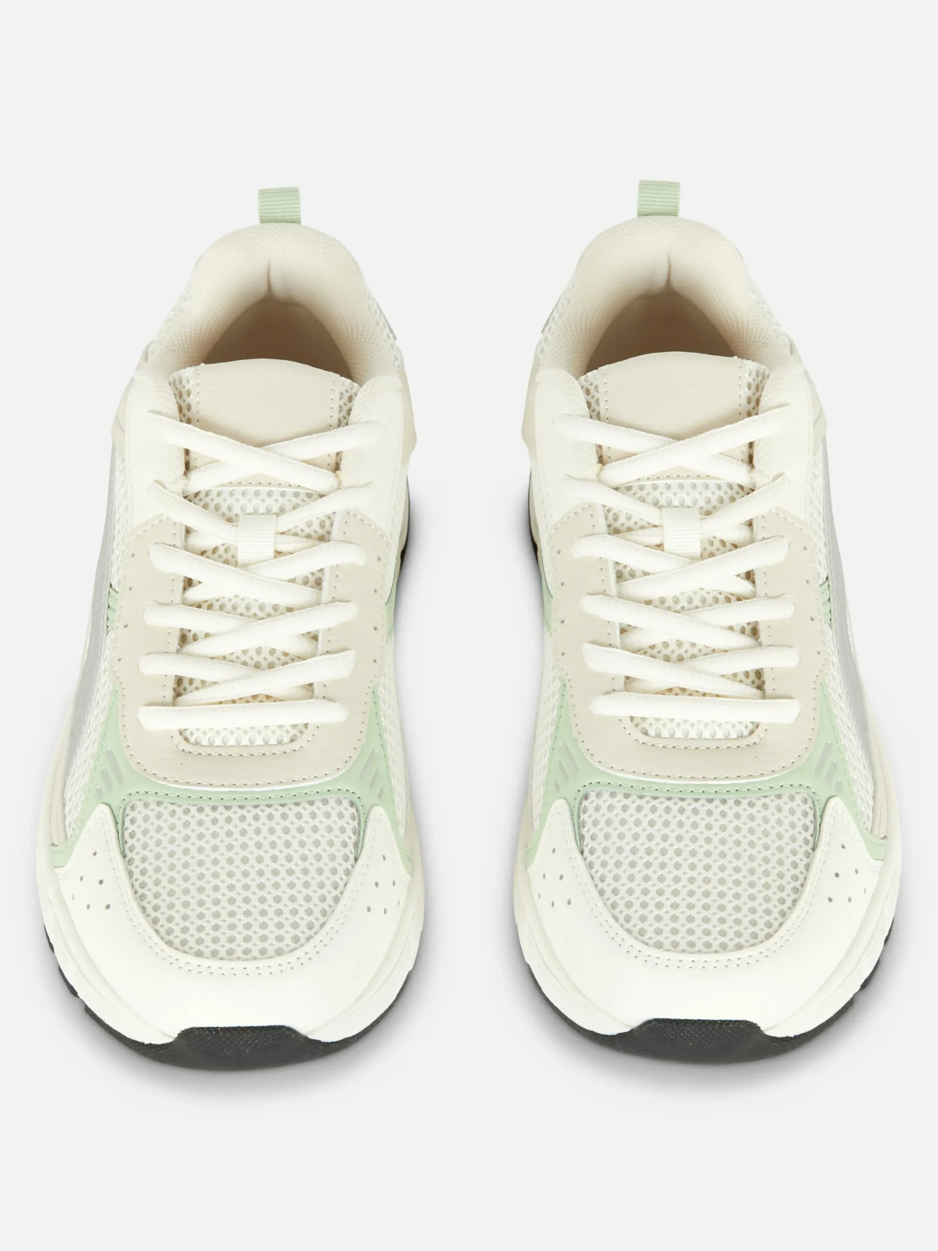 Sneakers|Primark Sneaker Mit Netzstoffeinsätzen Grün