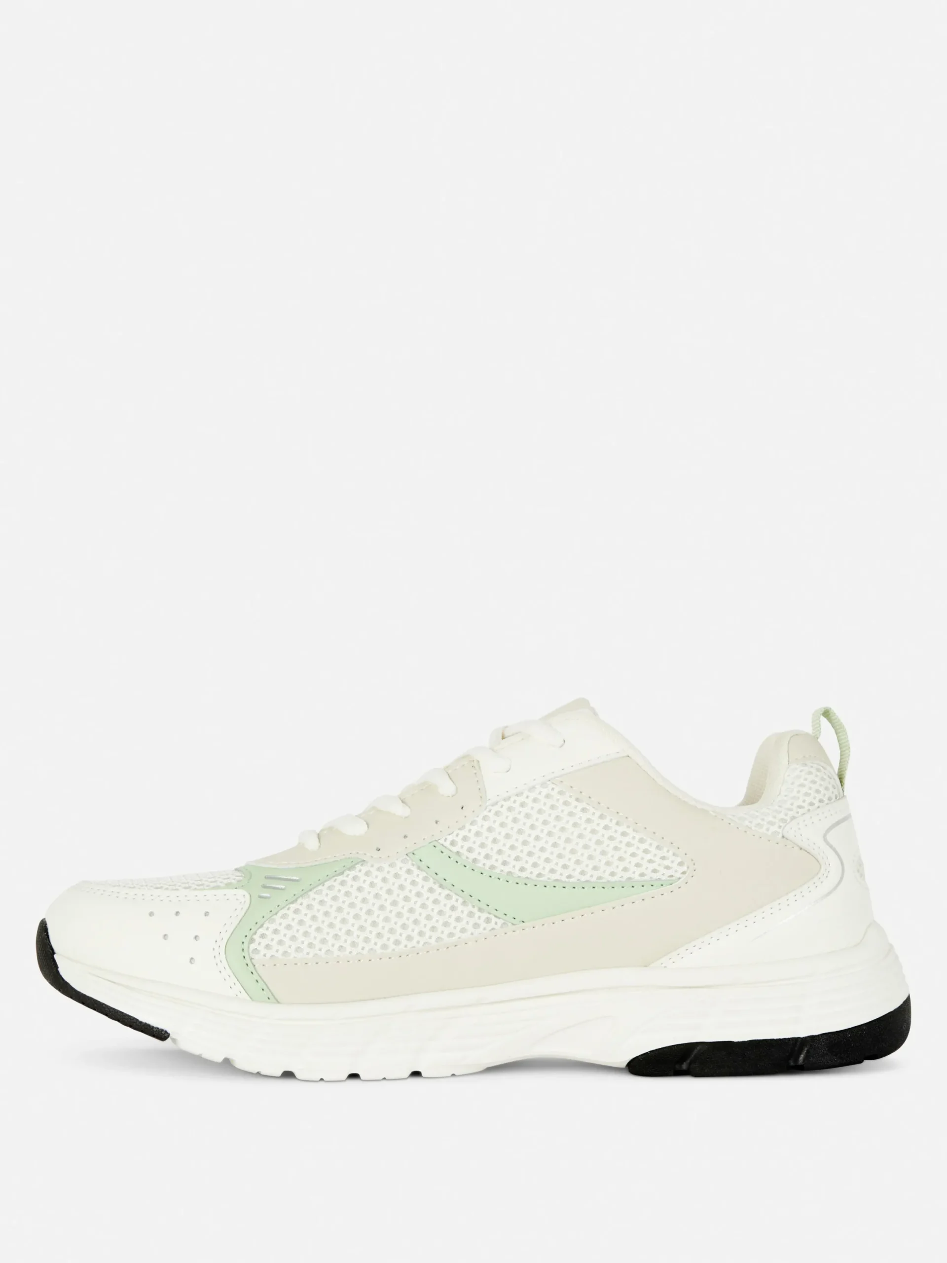 Sneakers|Primark Sneaker Mit Netzstoffeinsätzen Grün