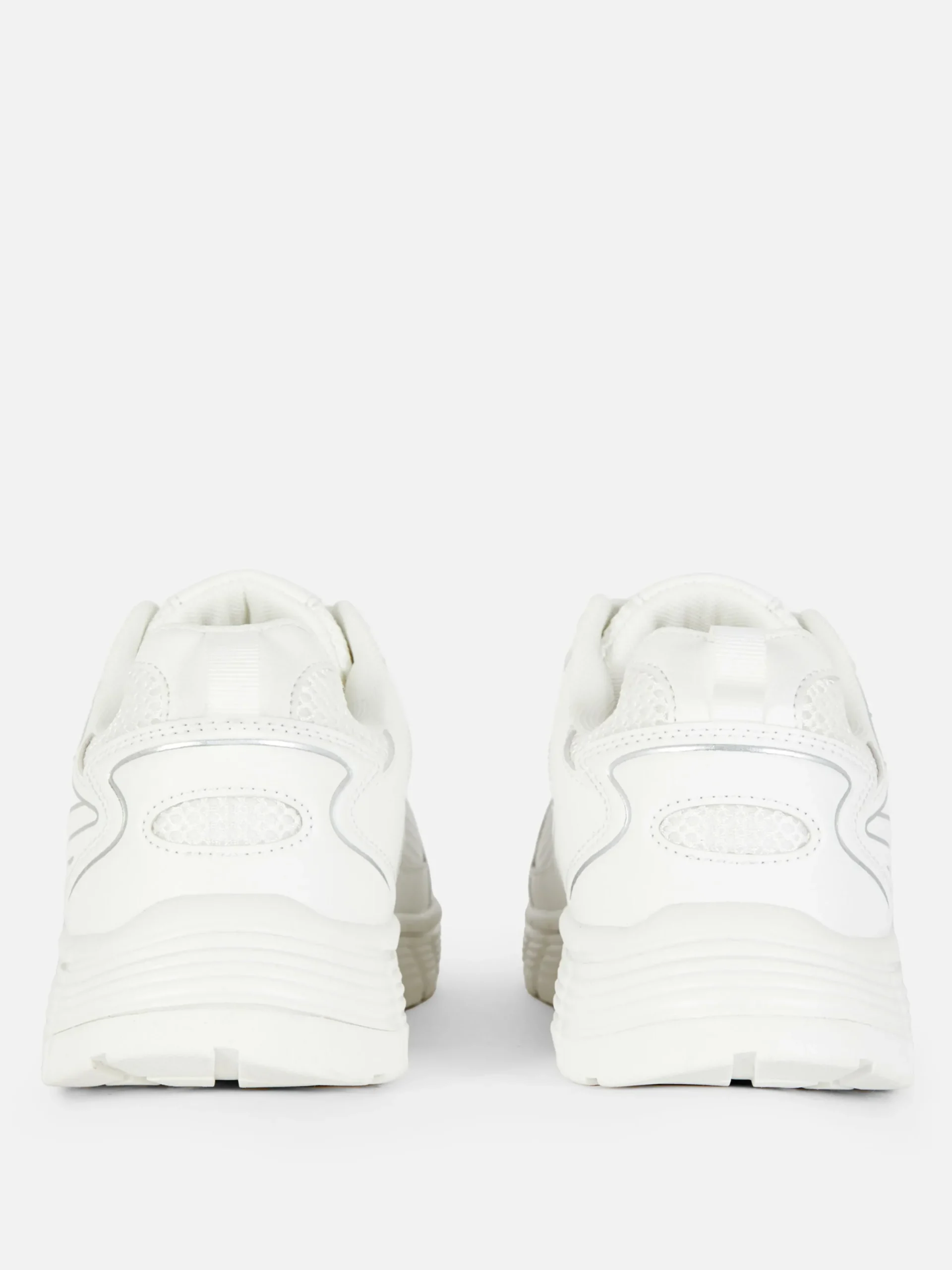 Sneakers|Primark Sneaker Mit Netzstoffeinsätzen Weiß