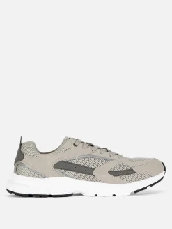 Sneakers|Sportbekleidung|Primark Sneaker Mit Netzstoffeinsätzen Grau