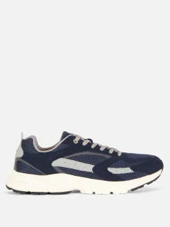 Sneakers|Sportbekleidung|Primark Sneaker Mit Netzstoffeinsätzen Marineblau