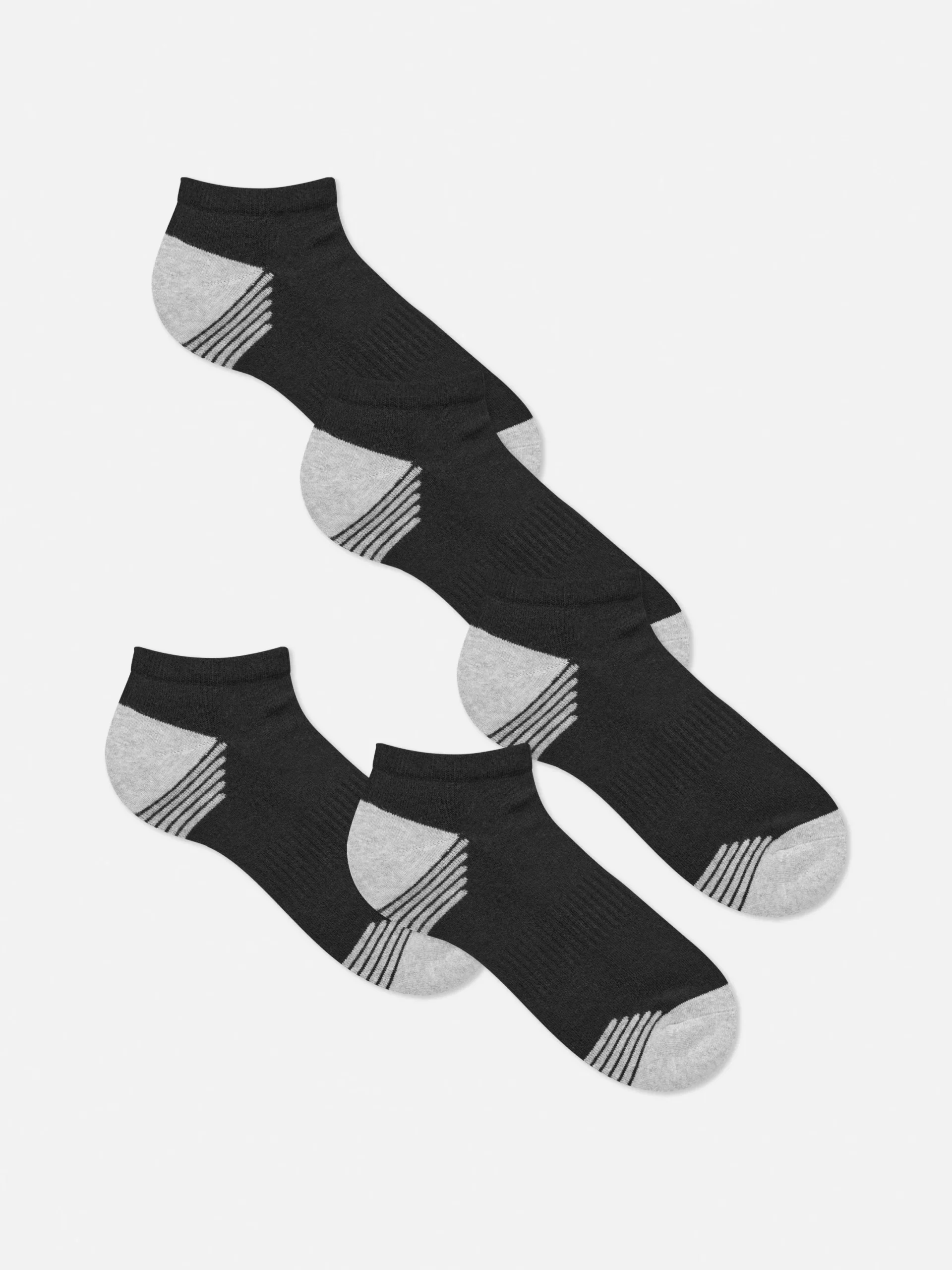 Socken|Primark Sneakersocken, 5er-Pack Schwarz