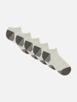Socken|Primark Sneakersocken, 5er-Pack Grau