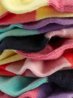 Socken Und Strumpfhosen|Primark Sneaker-Socken In Blockfarben, 7er-Pack Multi