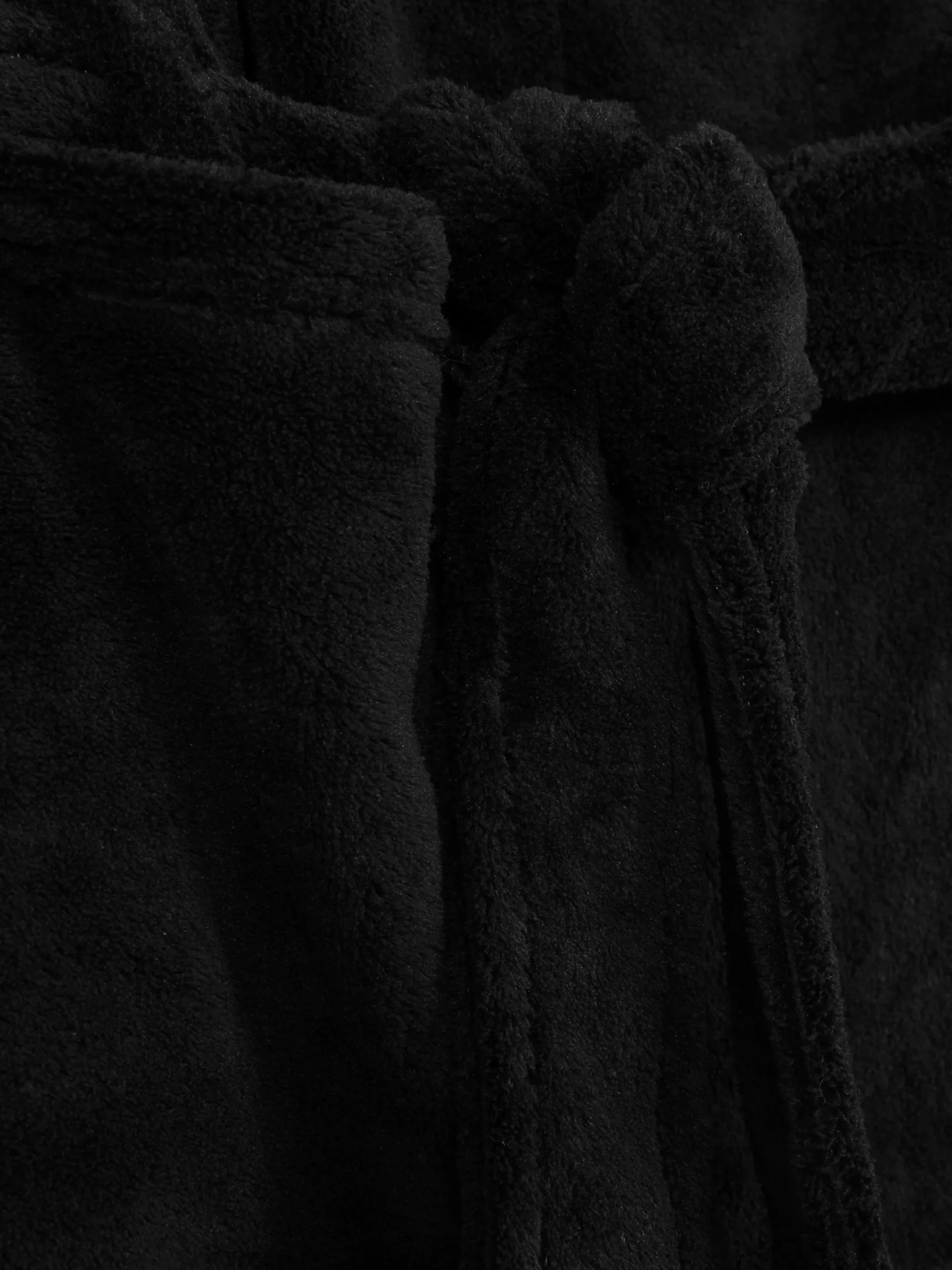 Schlafanzüge|Primark Soft-Touch-Bademantel Schwarz